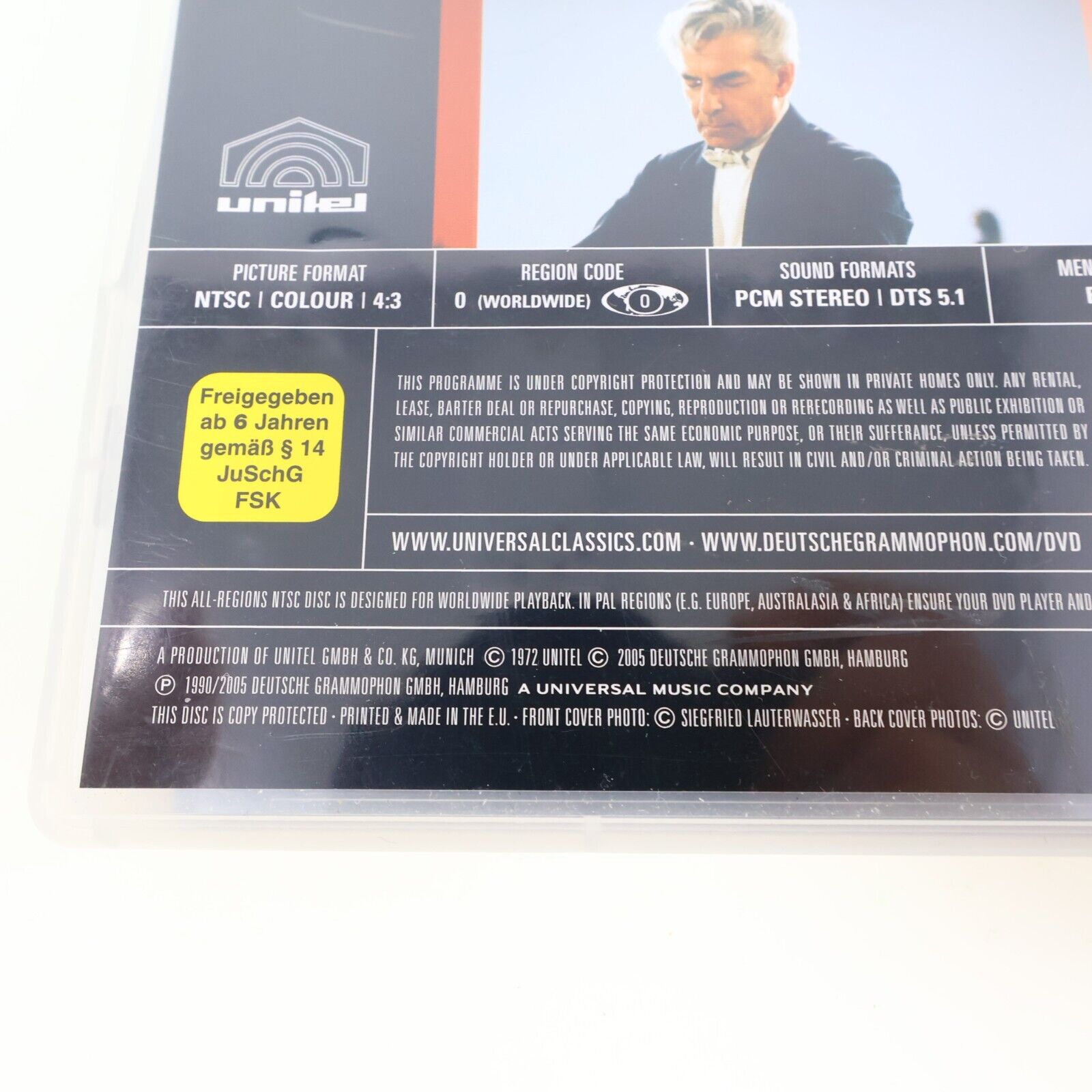 Herbert von Karajan Beethoven Symphonies #1-2-3 Berliner Philharmoniker DVD NTSC