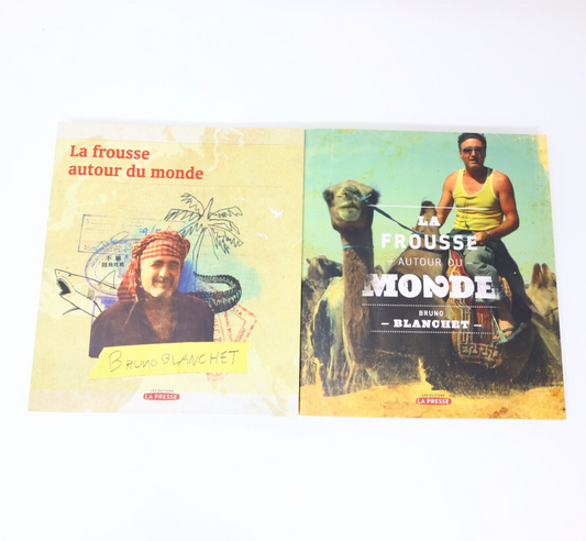 Lot 2 Livres La Frousse Autour du Monde #1-2 Bruno Blanchet La Presse Français