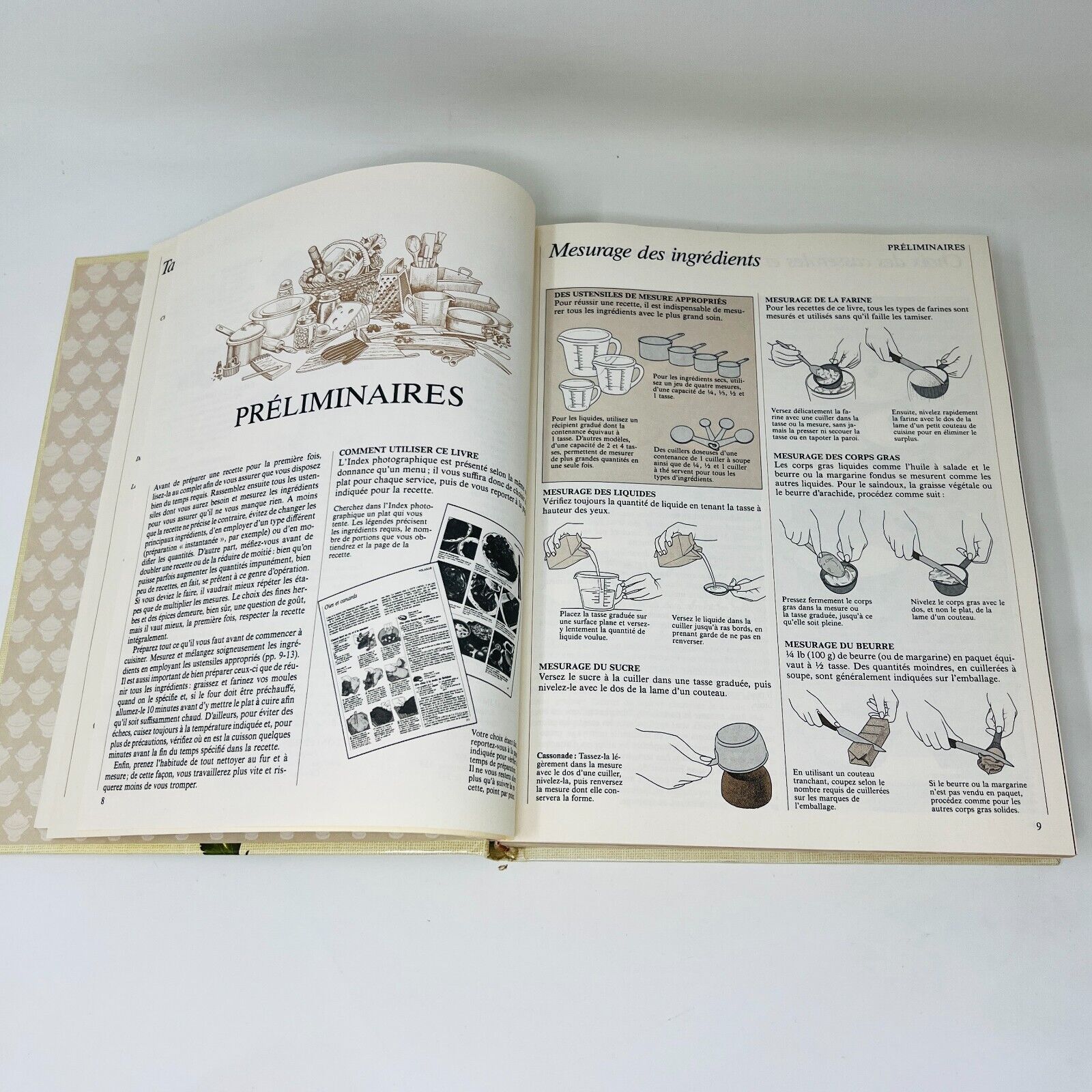 1986 La Bonne Cuisine Illustrée Reader's Digest Livre Recettes Cuisine Français