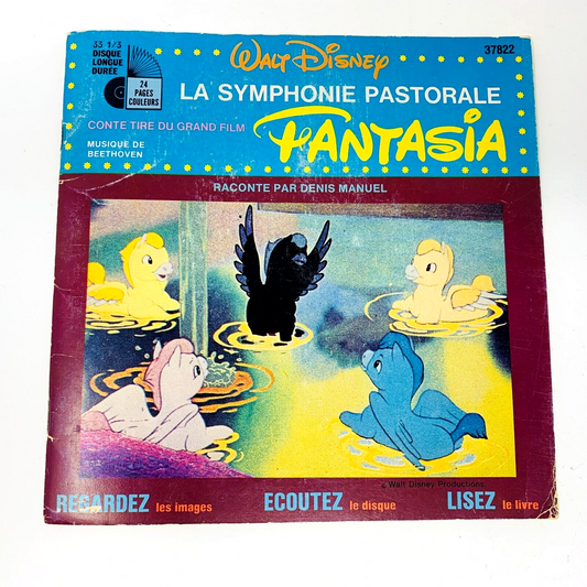 La Symphonie Pastorale Fantasia Livre Disque Disneyland Walt Disney Beethoven