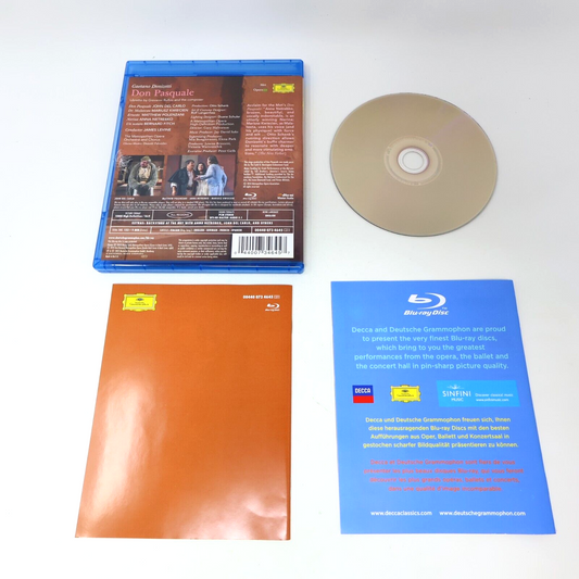 Donizetti Don Pasquale Metropolitan Opera Blu-Ray 2011 James Levine A. Netrebko