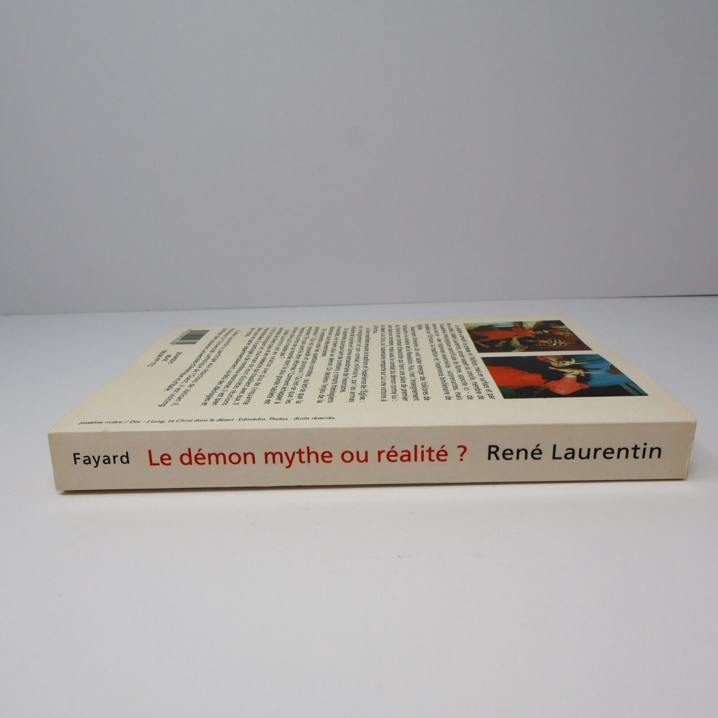 1995 Le Démon Mythe ou Réalité? de René Laurentin Paperback PB Fayard Religion