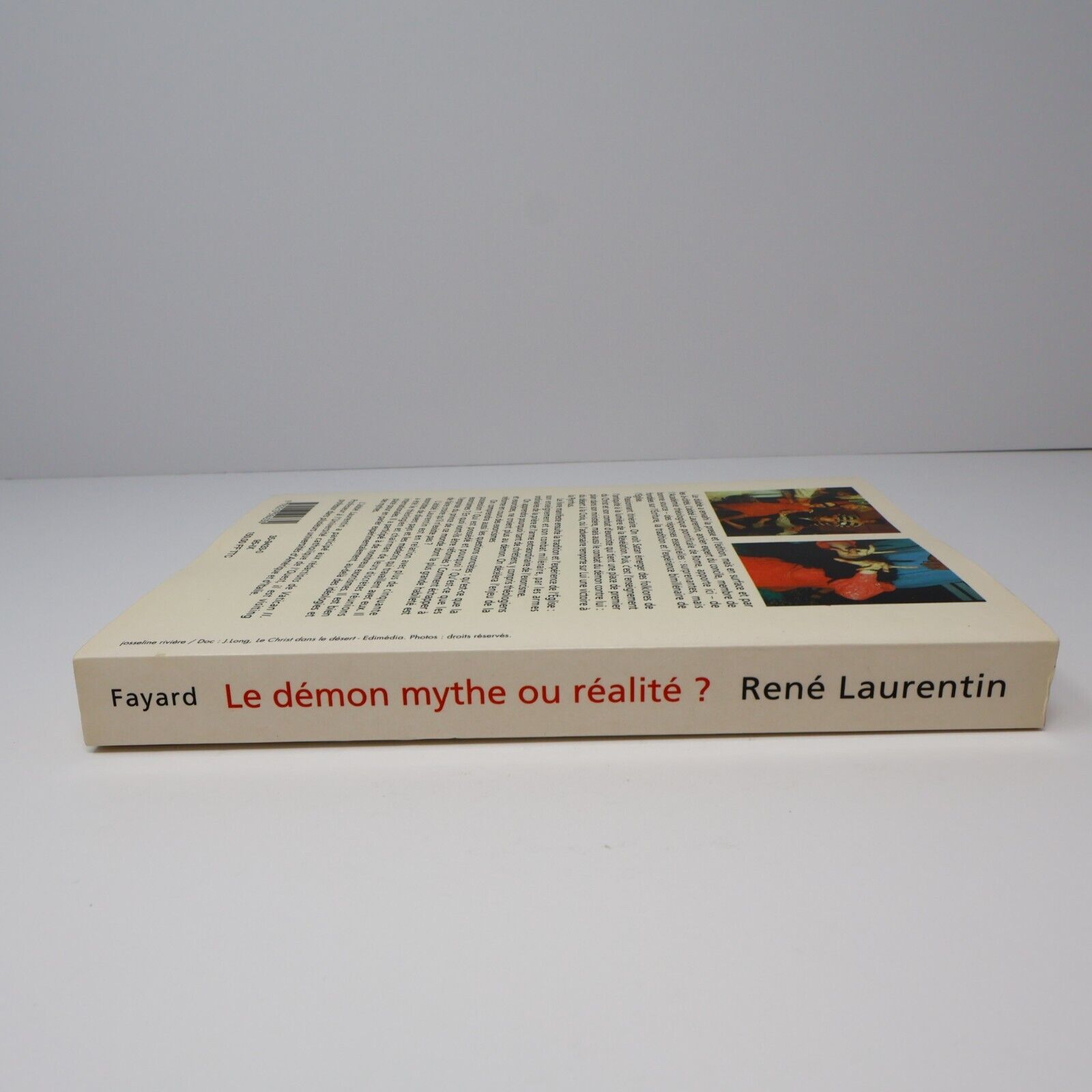 1995 Le Démon Mythe ou Réalité? de René Laurentin Paperback PB Fayard Religion