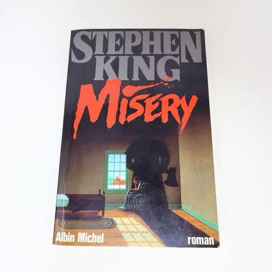 1989 Misery de Stephen King Paperback PB Albin Michel Horreur Français Fiction