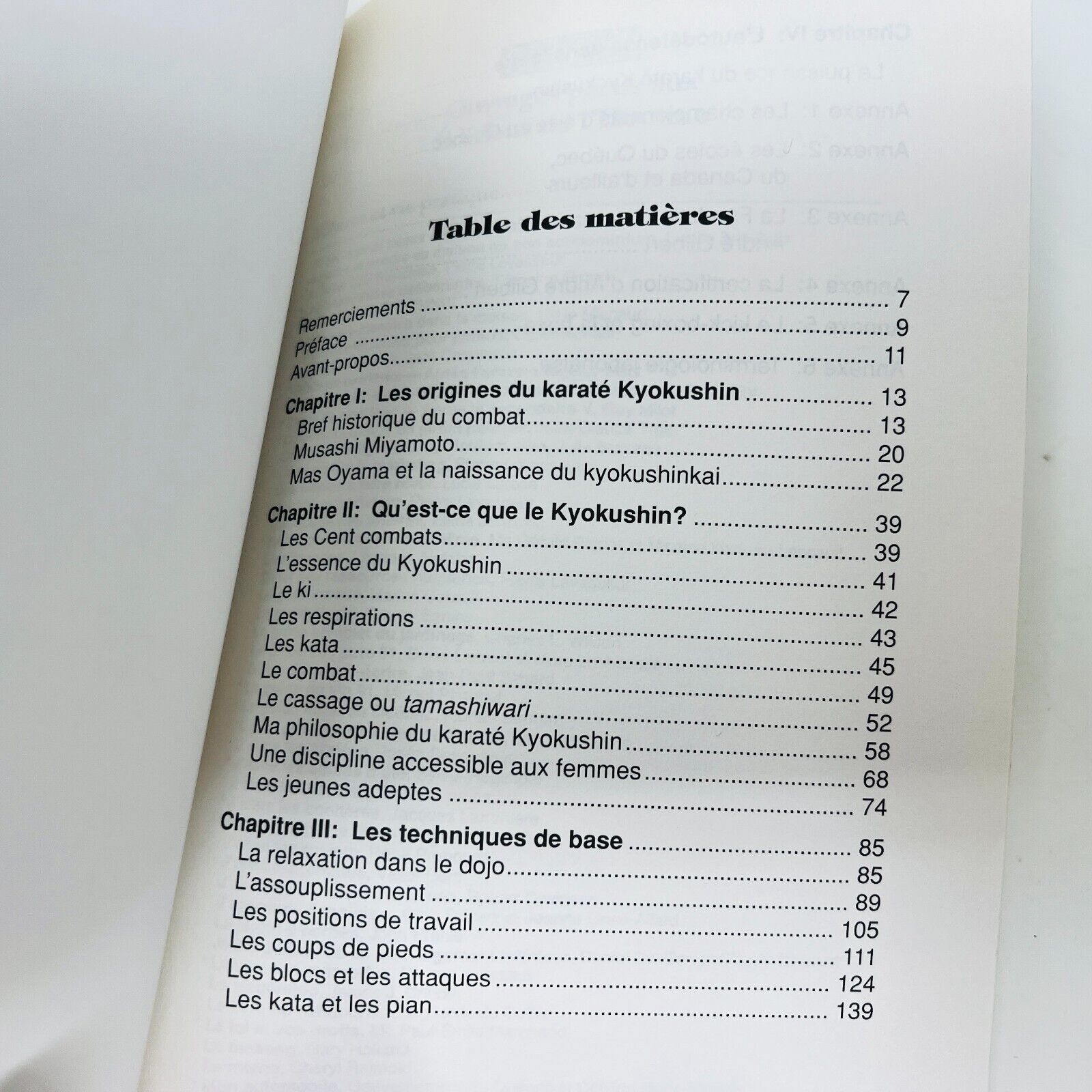 1991 Le Karaté Kyokushin pour Tous de André Gilbert Français/French Martial Arts