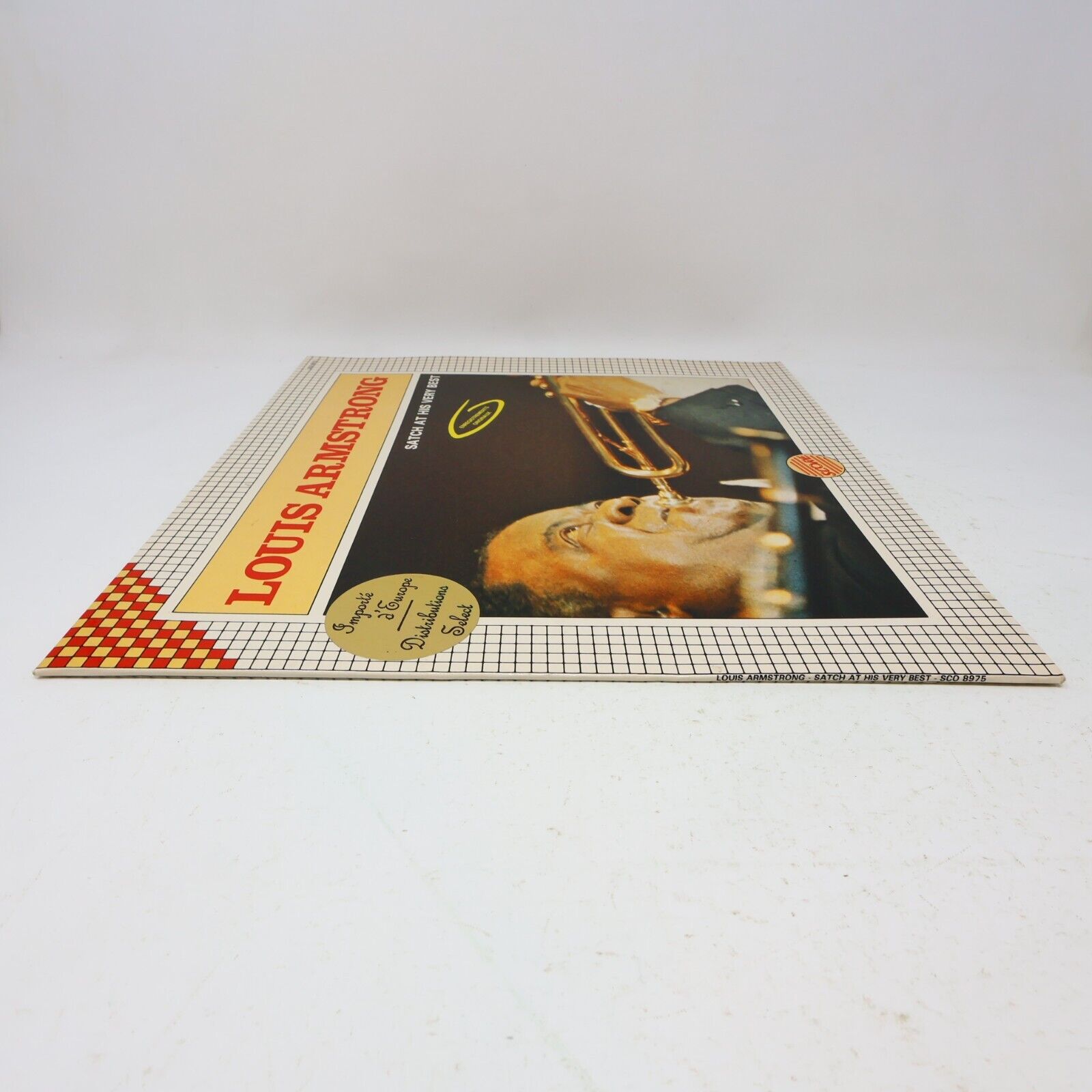 Louis Armstrong Satch at his Very Best LP Vinyl Record SCO 8975 Sleeve in French
