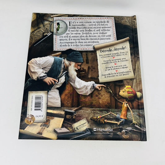 2011 Les Aventures de Pinocchio de Stella Gurney Français Hurtubise Enfants HC