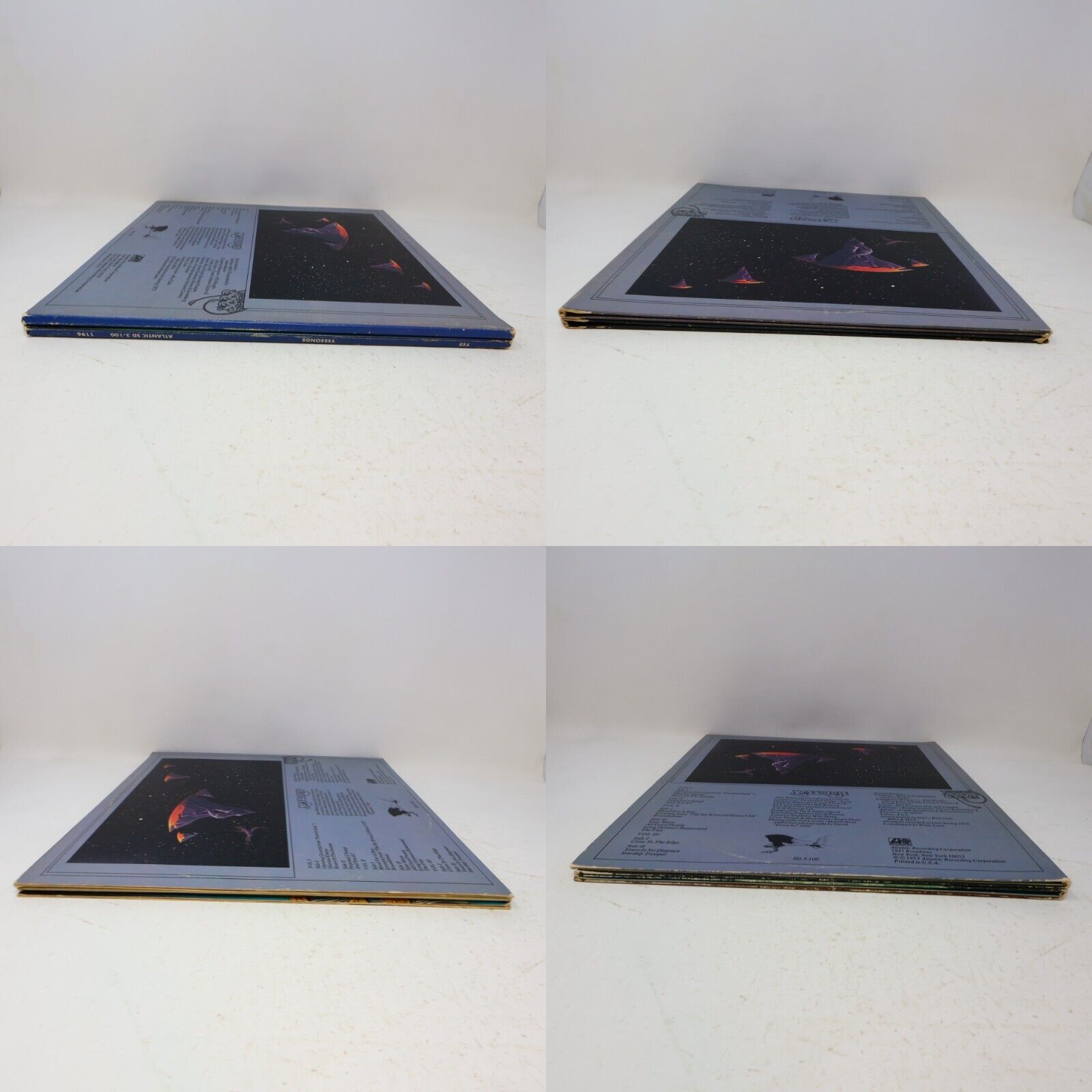 Yes Yessongs 3x LP Record Vinyl 1973 Canada Atlantic SD 3-100 Booklet Included