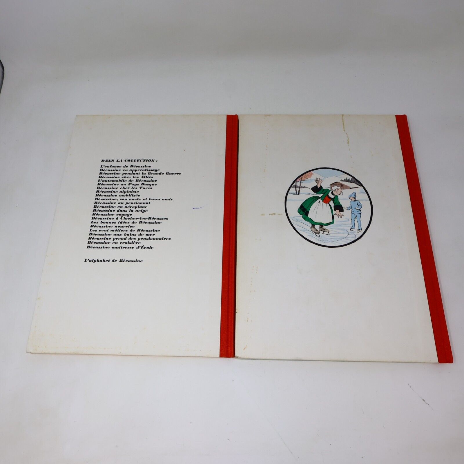 Bécassine Mobilisée Voyage Neige Lot 3 Bandes dessinées Caumery Français 80s HC