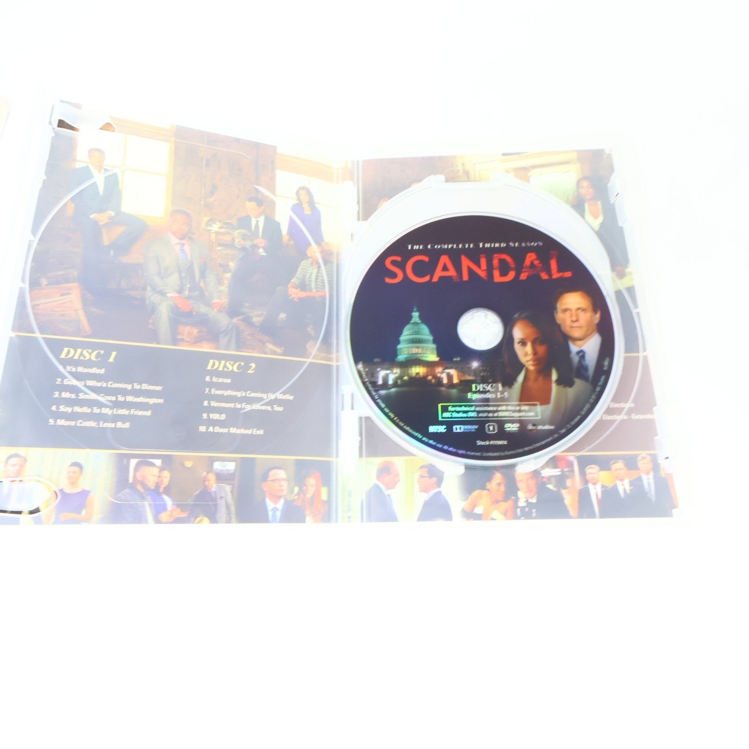 Scandal DVD Seasons #1-2-3 2012-2014 Kerry Washington Tested Region 1 NTSC ABC