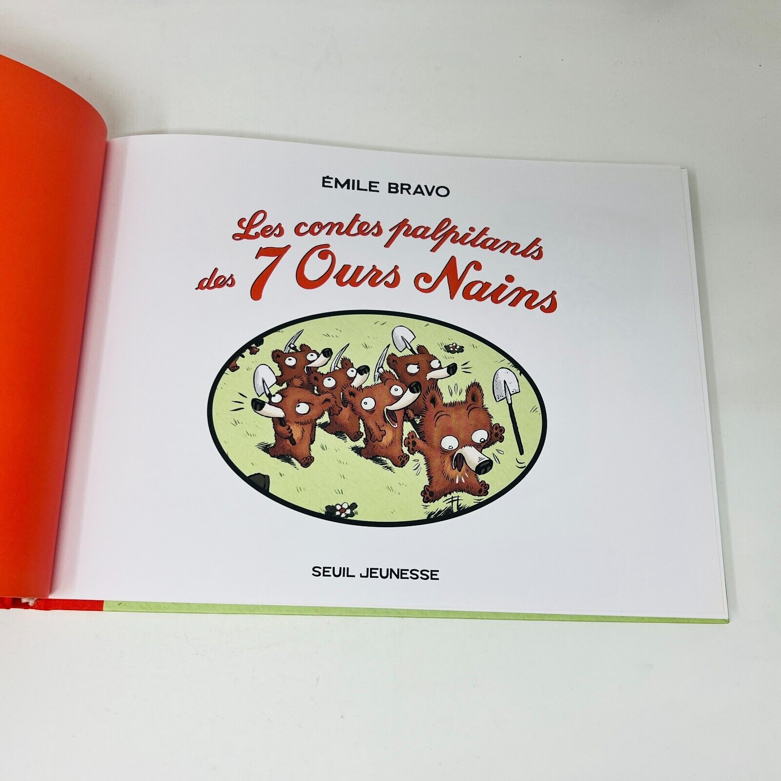 2013 Les Contes Palpitants des 7 Ours Nains de Émile Bravo BD Enfants Français