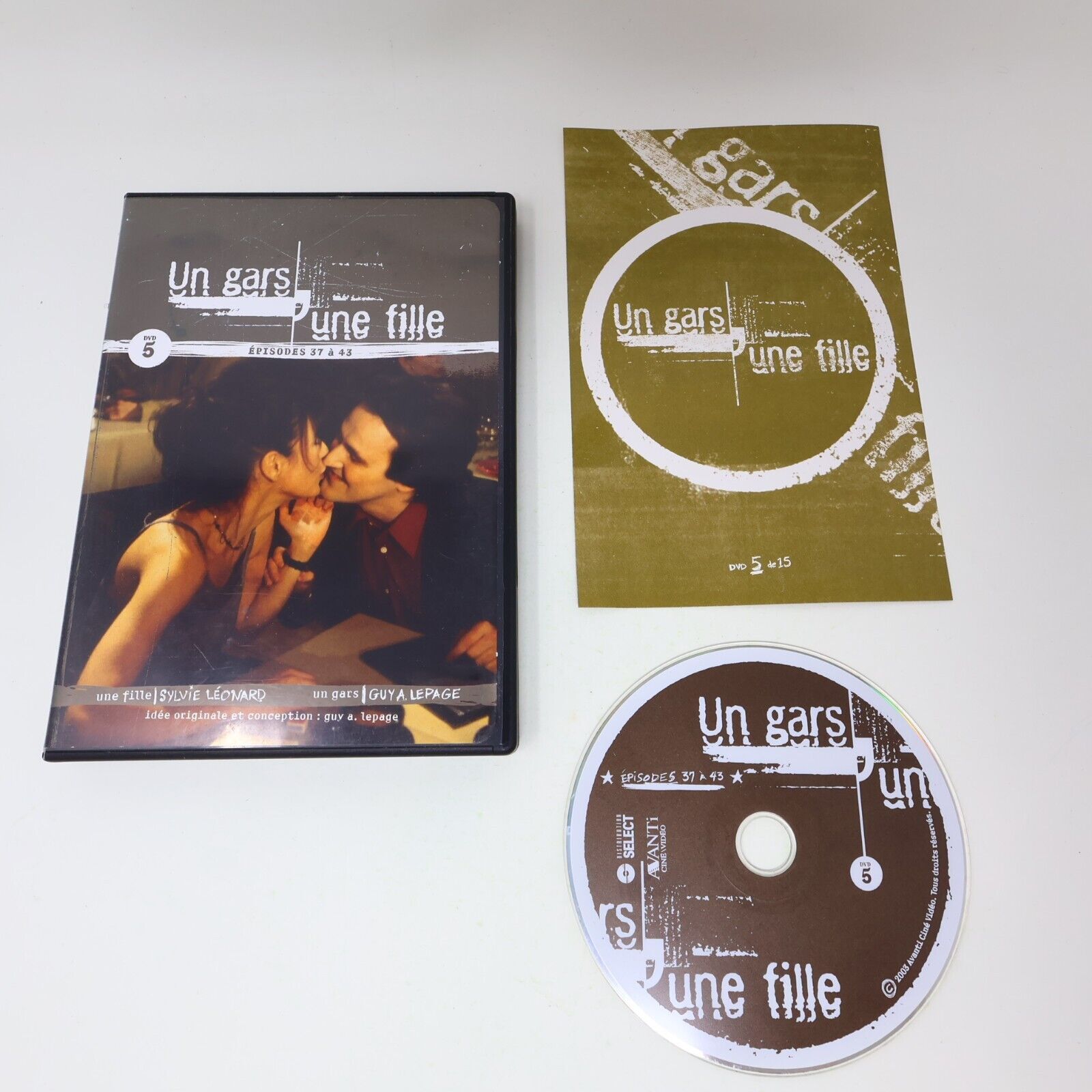 Un Gars une Fille DVD #5 Épisodes 37 à 43 Testé Guy A. Lepage & Sylvie Léonard