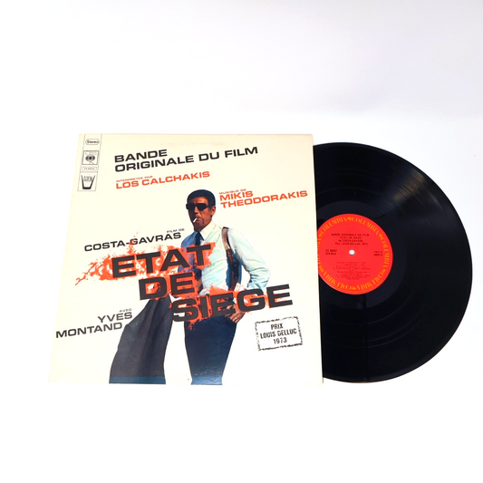 Los Calchakis État de Siège Film Soundtrack LP Disque FS 90207 Mikis Theodorakis
