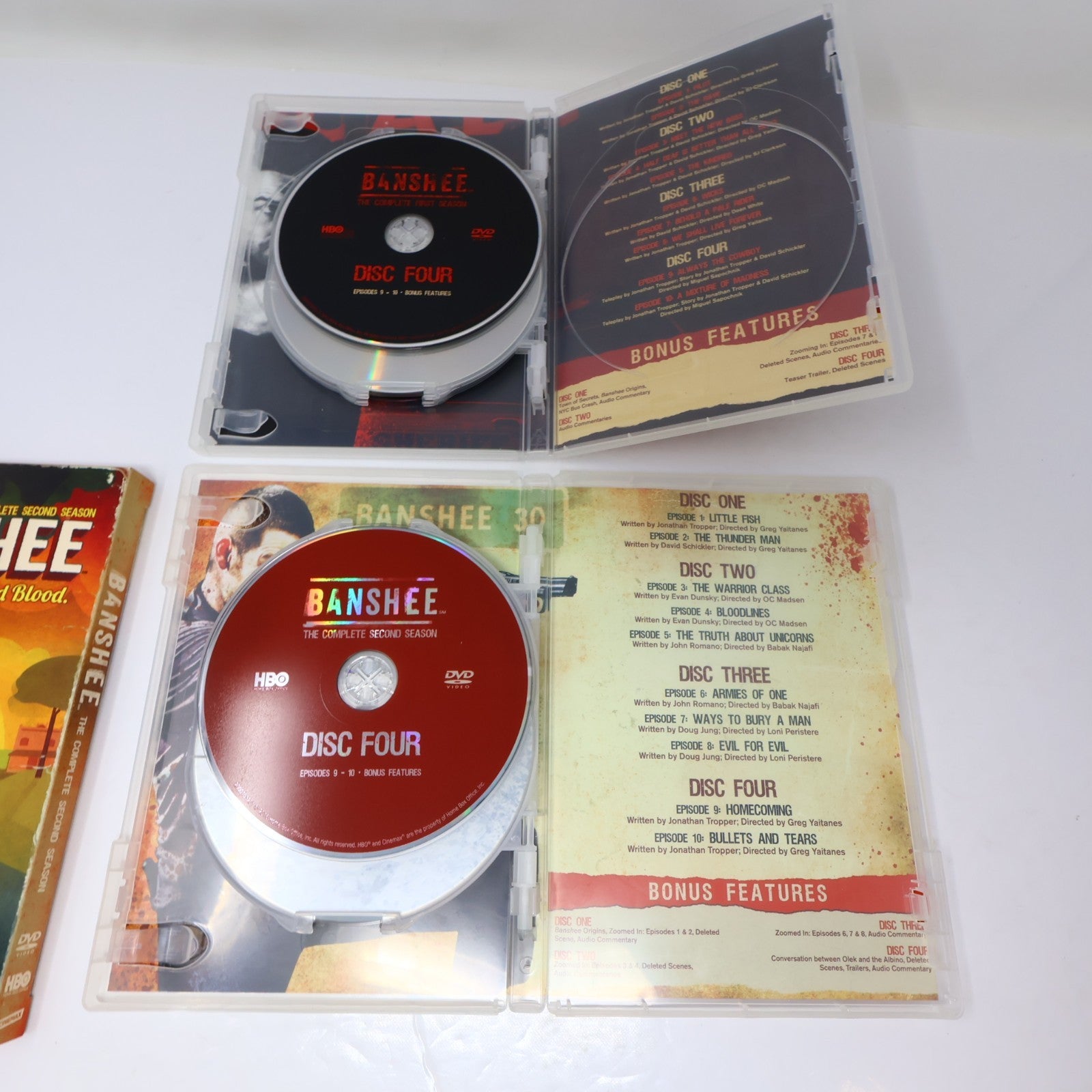 Banshee Season #1-4 Complete Series 4 DVD Lot Cinemax HBO Antony Starr/Milicevic