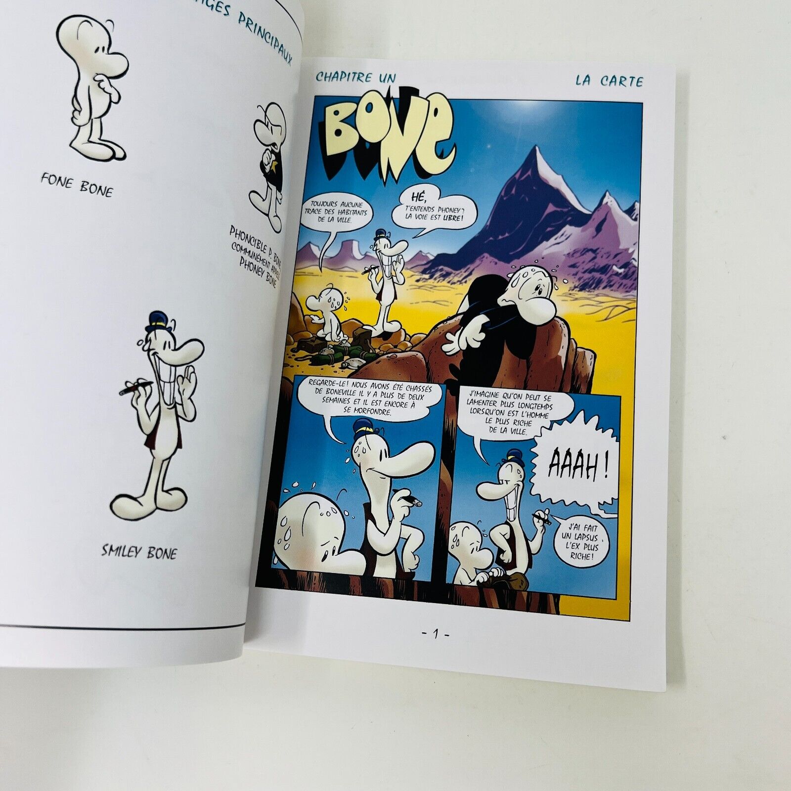Bone #1-2-3-4-5 Lot de Bandes Dessinées de Jeff Smith en Français/French