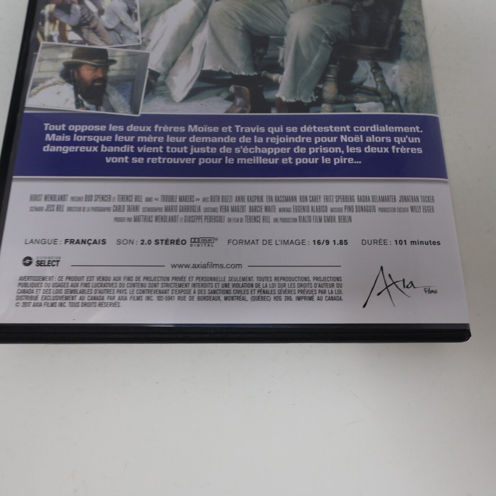 Trouble Makers Film DVD NTSC Français Region 1 Bud Spencer/Terence Hill 16:9