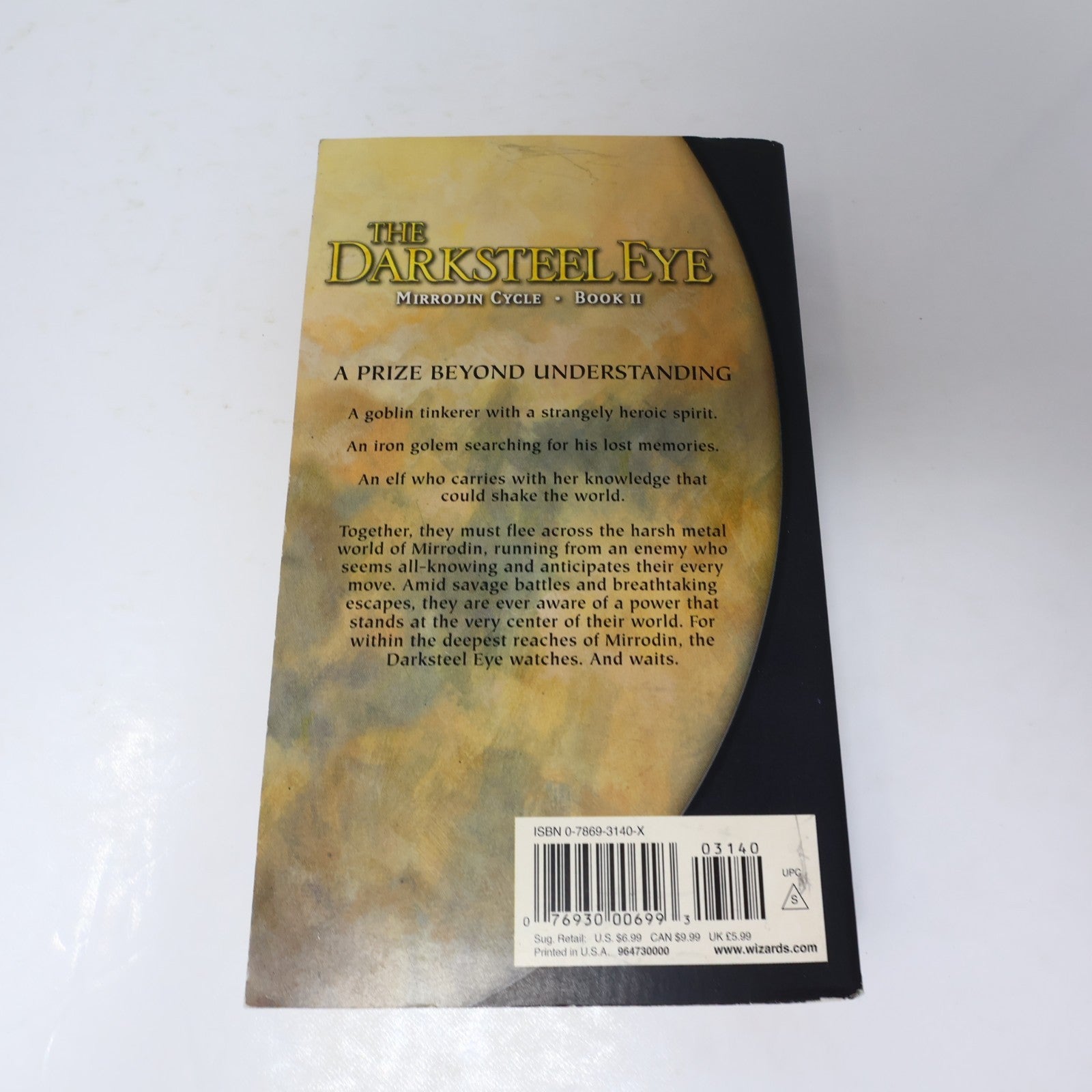 The Darksteel Eye Jess Lebow Mirrodin Cycle #2 Magic the Gathering WOC 2004 Book