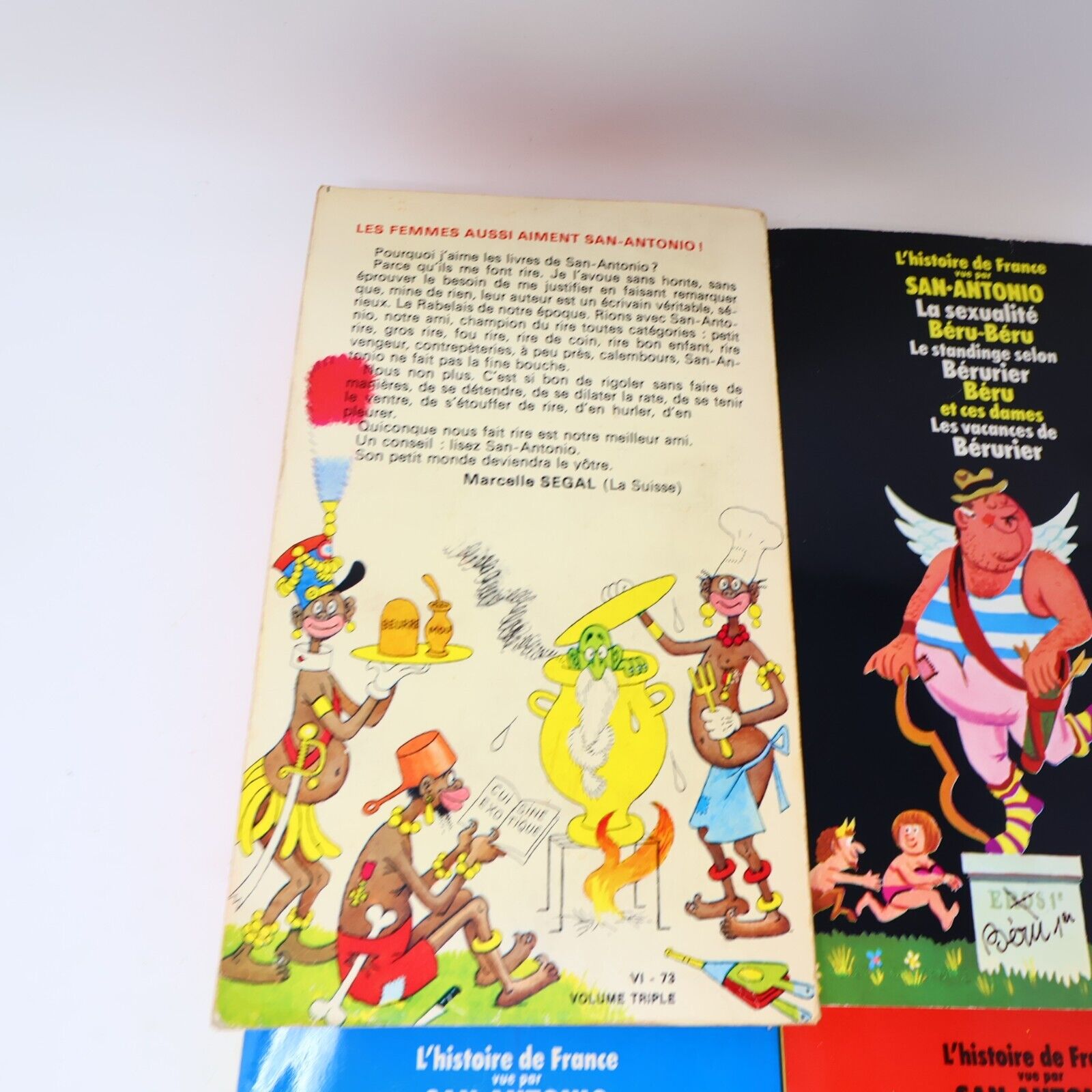 San-Antonio Les Con #1-2 Béru-Béru La Sexualité Lot 4 Livres Français French 70s