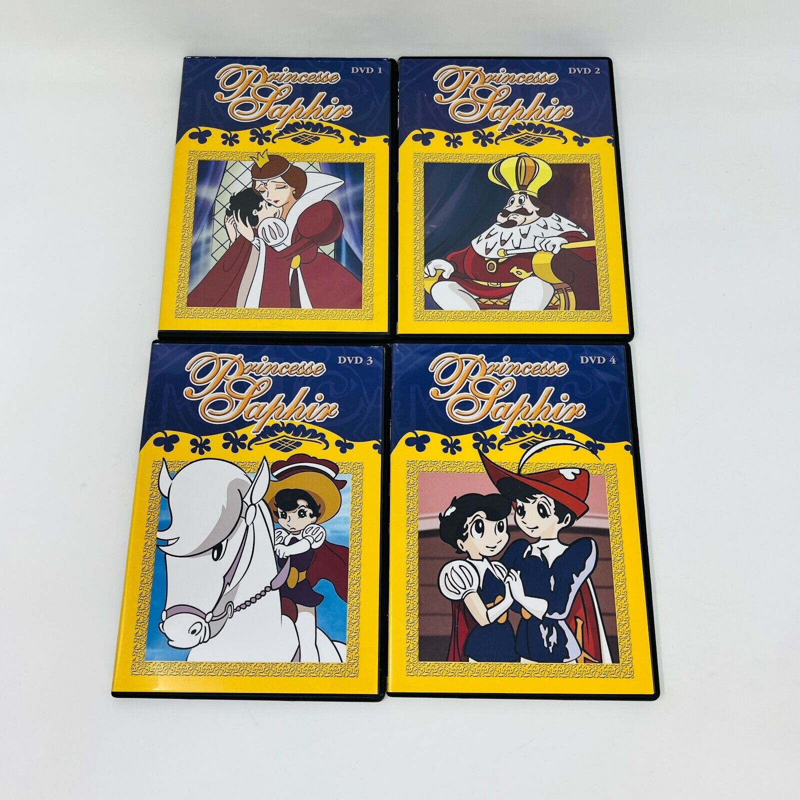 Coffret Princesse Saphir DVD Testé Série Enfants NTSC DEP en Français/French 4:3