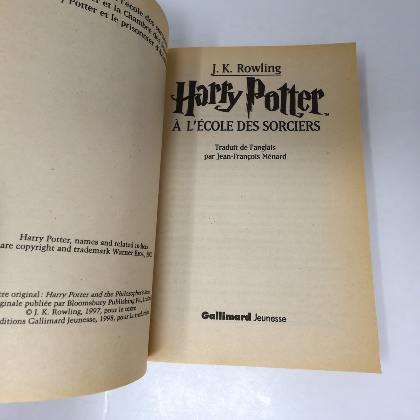 Harry Potter #1-7 Folio Junior Série Complète Lot 7 Livres J.K. Rowling PB 2000s