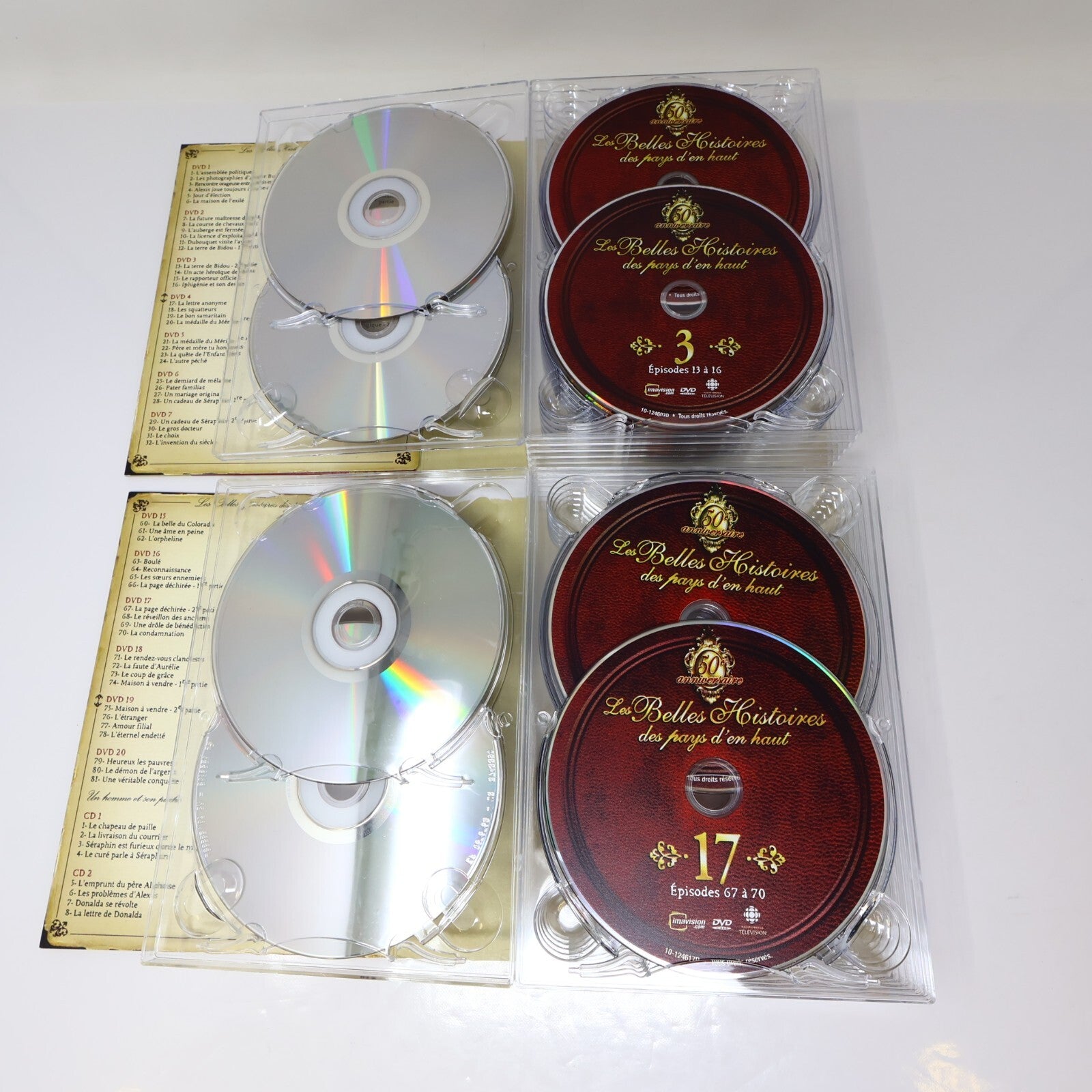Les Belles Histoires des Pays d'en Haut Coffret 20 DVD/8 CD 4:3 Séraphin/Donalda
