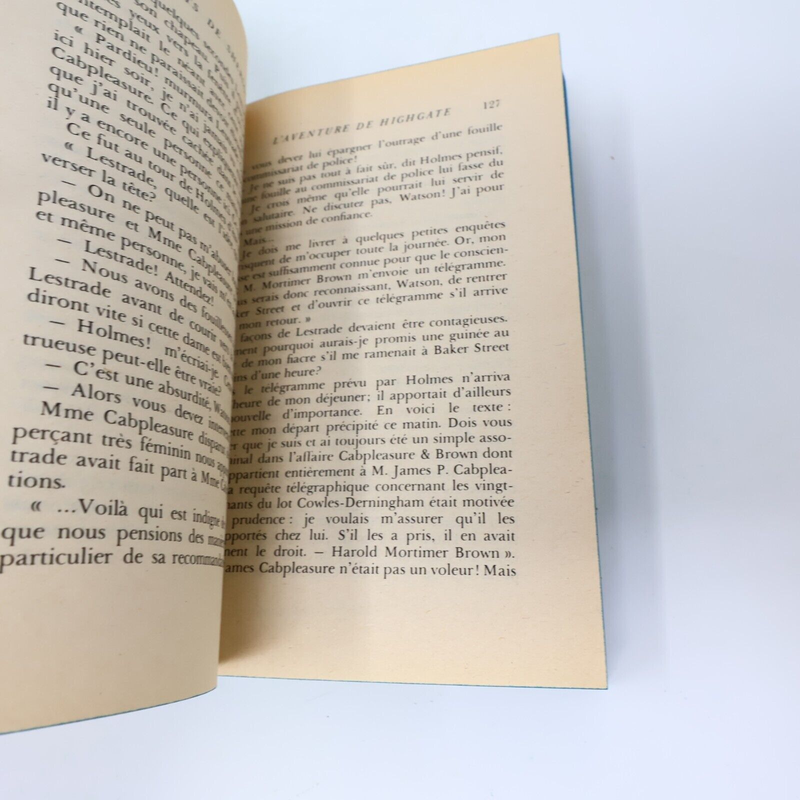Sherlock Holmes Lot 5 Livres Arthur Conan Doyle Français Livre de Poche PB 70s