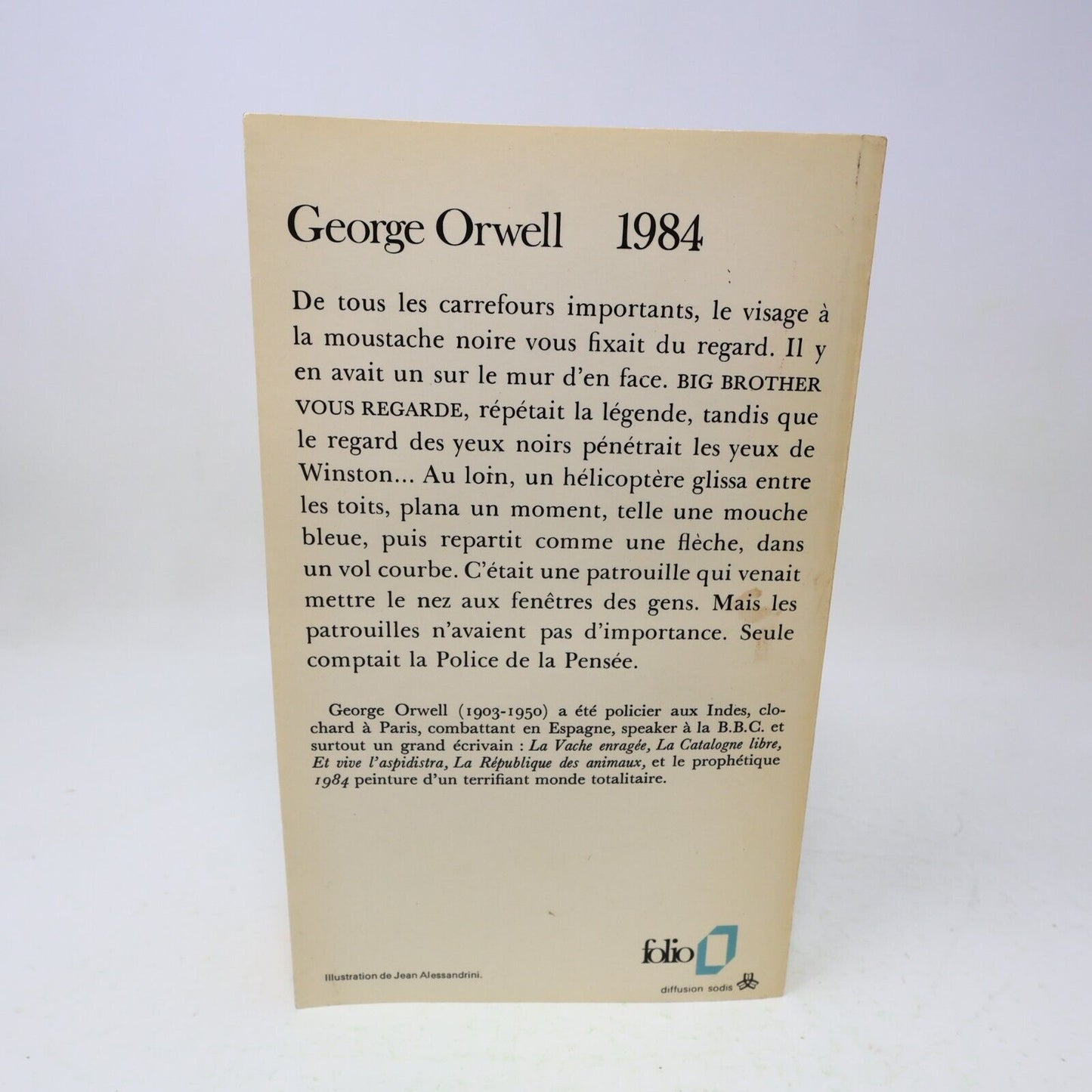 George Orwell 1984 Collection Folio 1977 Gallimard Français French PB Livre 70s