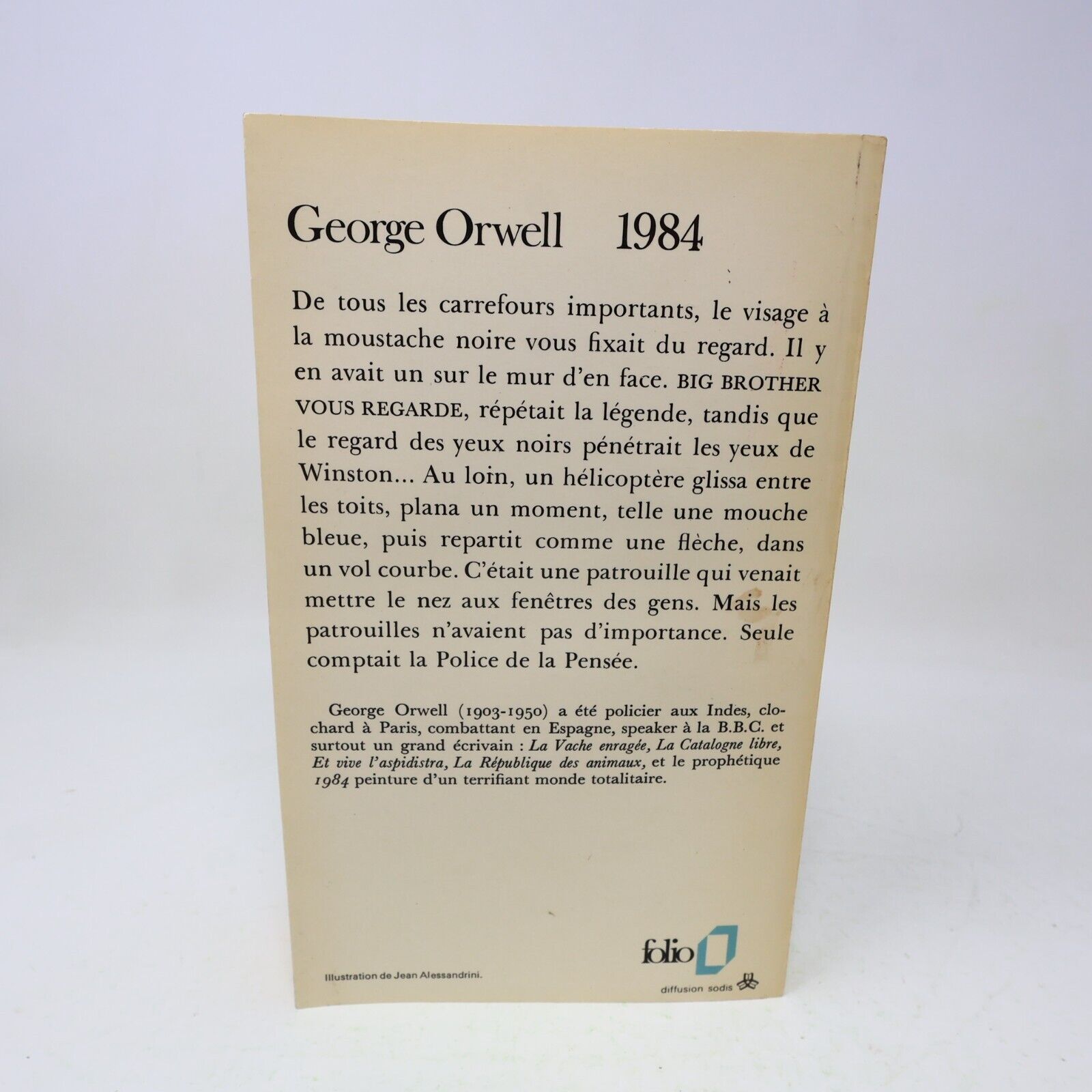 George Orwell 1984 Collection Folio 1977 Gallimard Français French PB Livre 70s