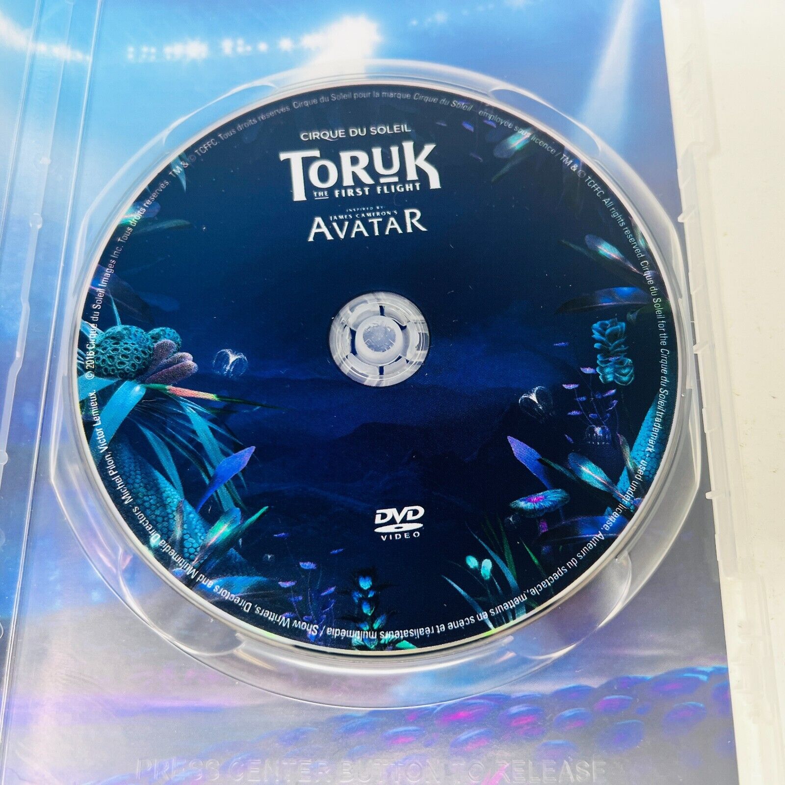 2016 Toruk the First Flight Cirque du Soleil Live DVD NTSC Inspired by Avatar