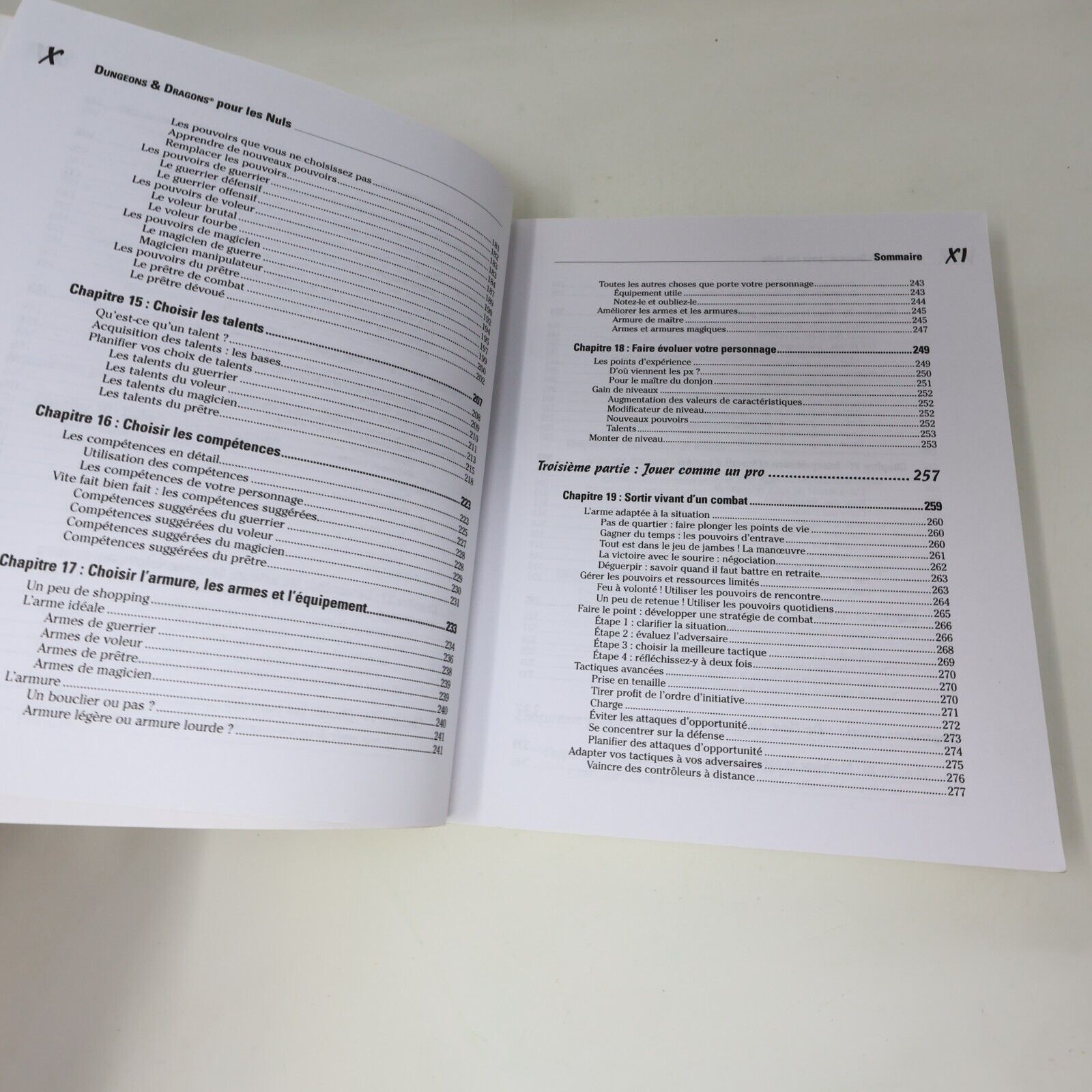 2009 Dungeons & Dragons 4e Edition pour les Nuls Slavicsek/Baker First RPG PB