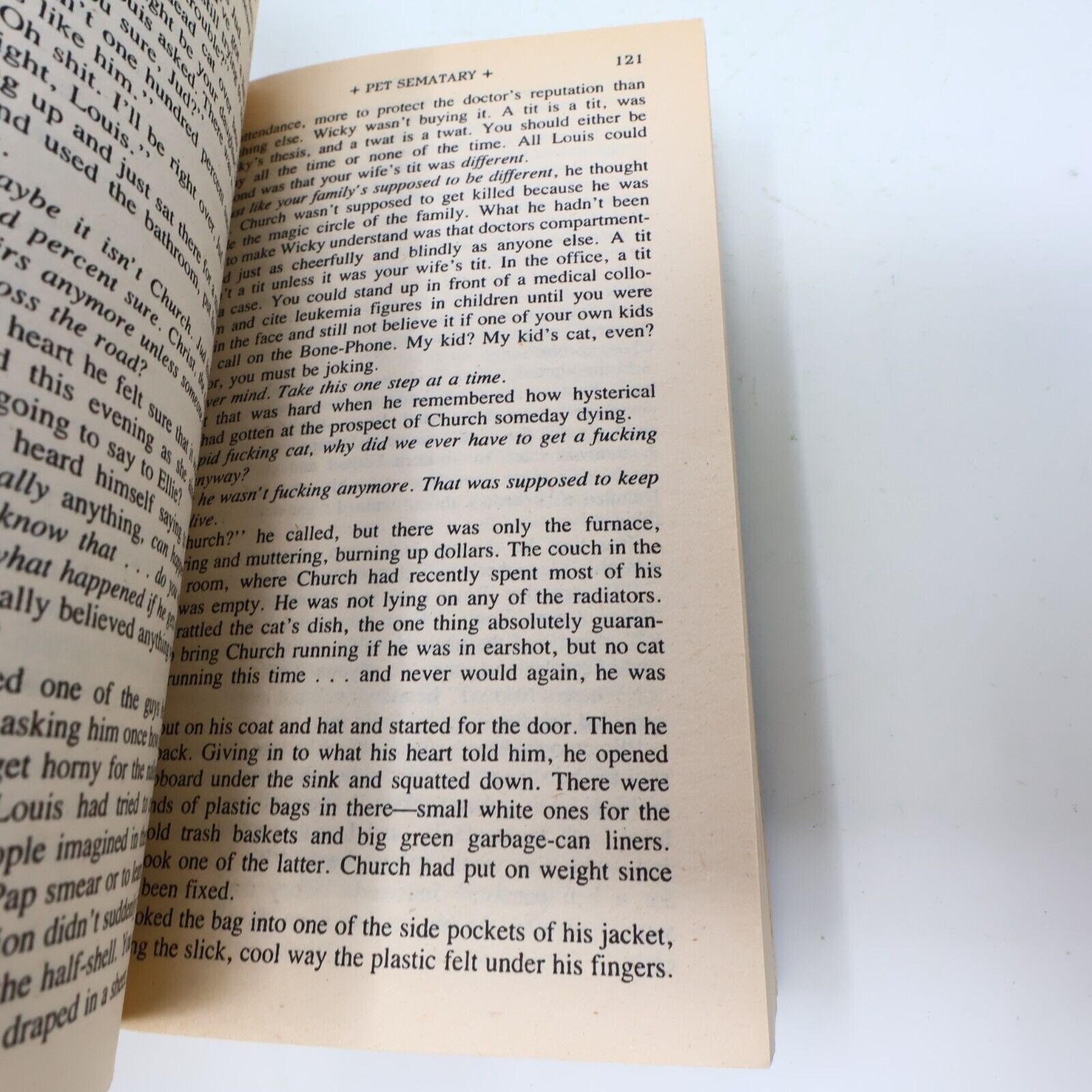 1984 Pet Sematary Stephen King Horror 2nd Print Signet Paperback Book 80s PB