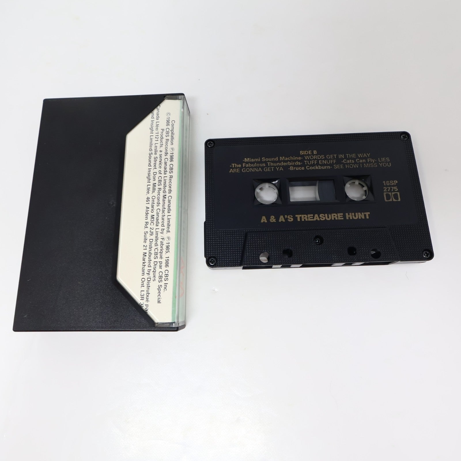 A&A Treasure Hunt Caramilk Promo Cassette Bangles/John Eddie/Cockburn 1986
