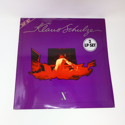 Klaus Schulze "X" 2x LP Record Vinyl 1978 Germany Brain 0080.023 Berlin-School