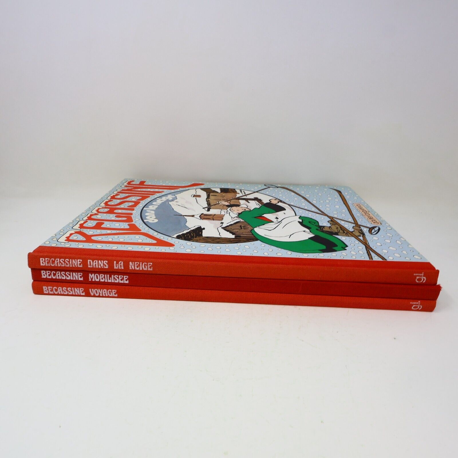 Bécassine Mobilisée Voyage Neige Lot 3 Bandes dessinées Caumery Français 80s HC
