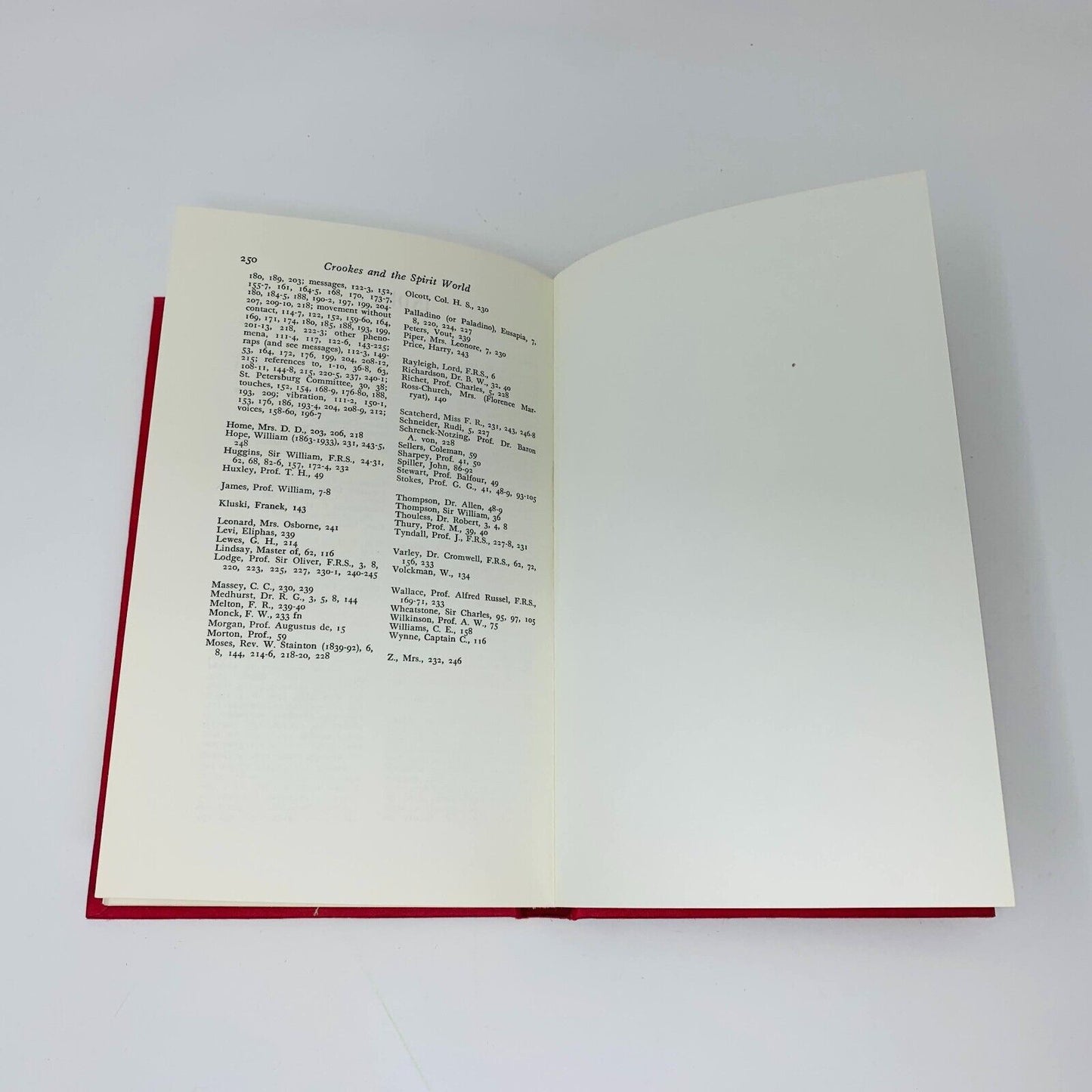 1972 William Crookes and the Spirit World Psychical Research Hardcover Medhurst