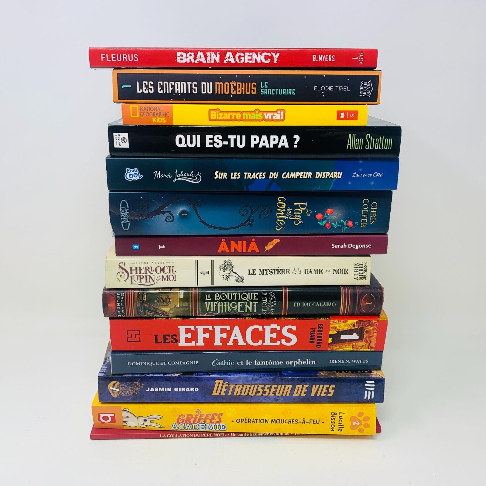 Lot 14 Livres Enfants 9-12 Ans Aventure Enquête Fantasy French Children Bundle