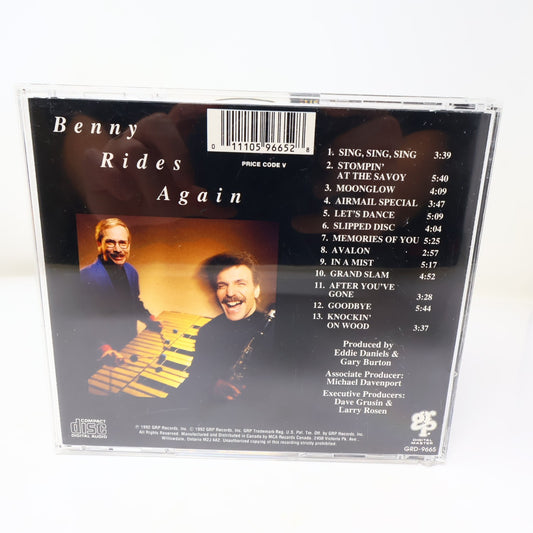 Eddie Daniels/Gary Burton Benny Rides Again CD Jazz 1992 GRP GRD-9665 Moonglow