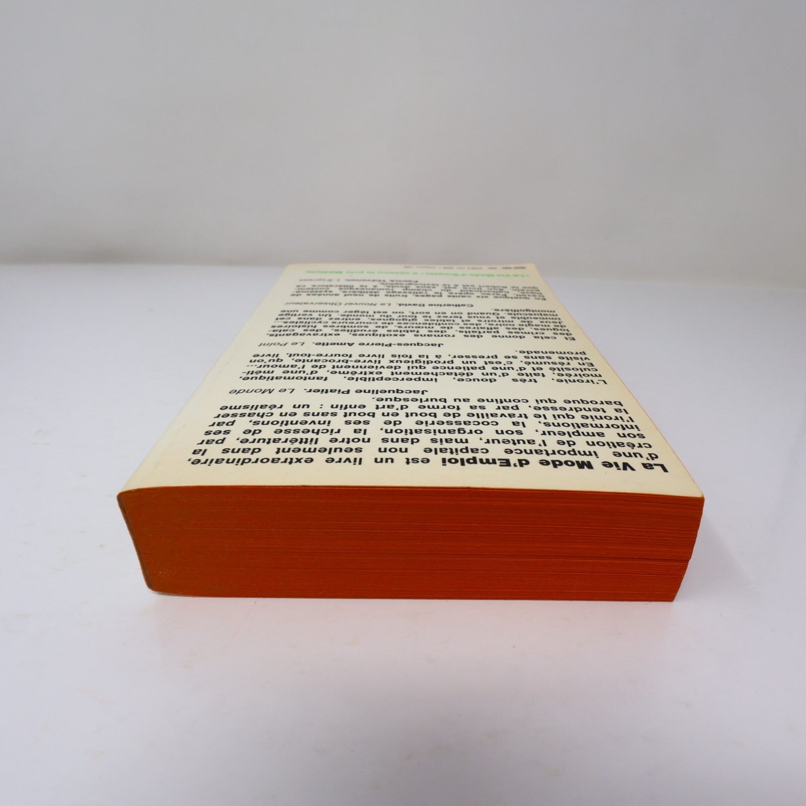La Vie Mode d'Emploi Georges Perec Poche 1980 Littérature Française Roman France