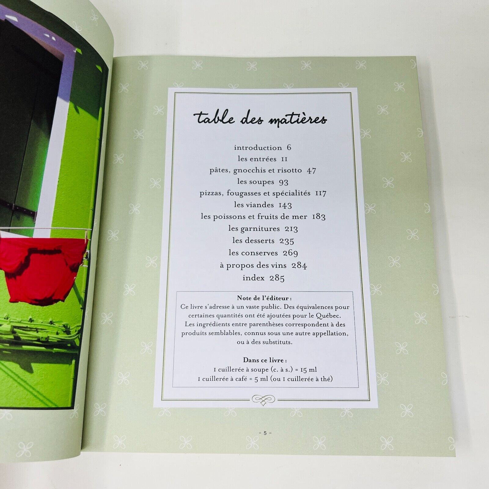 2011 Cuisinez avec Mamma Mia Livre de Recettes Italiennes Cuisine en Français