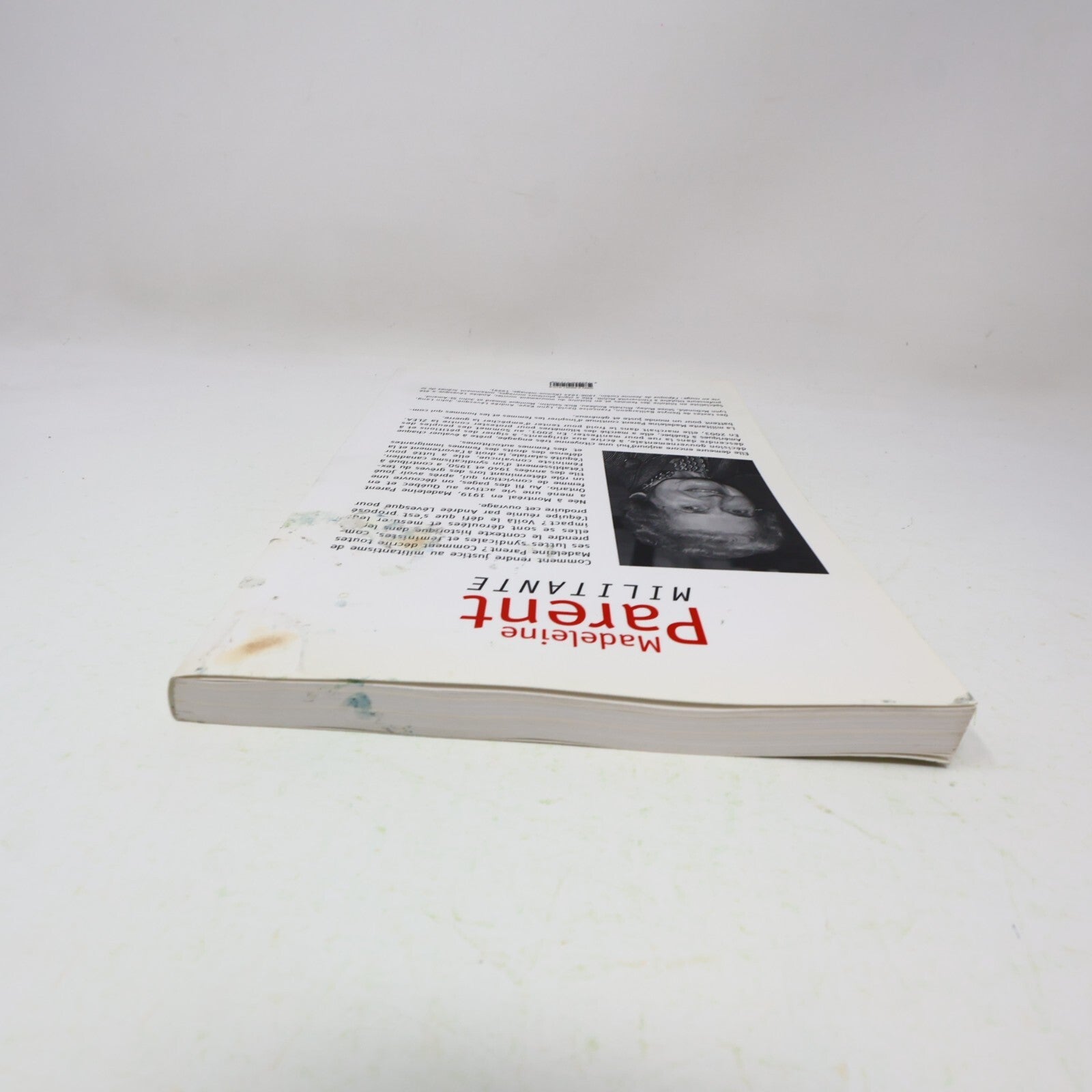 Livre Signé Madeleine Parent Militante Andrée Lévesque 2003 Remue-ménage Société