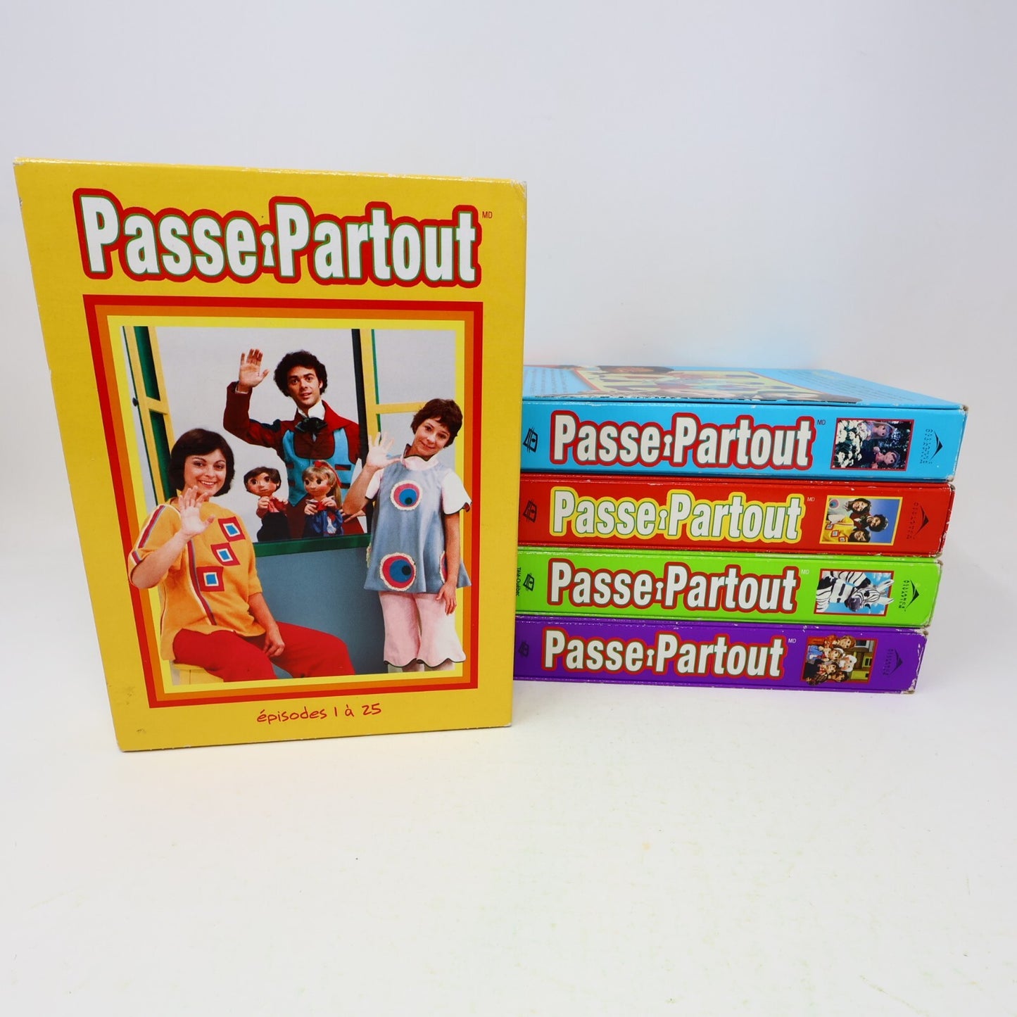 Passe-Partout #1-2-3-4-5 Lot 5 DVD Télé Québec Série Originale Complète Testés