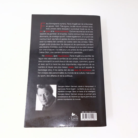2009 René Angélil le Maître du Jeu Georges-Hébert Germain Biographie Musique PB