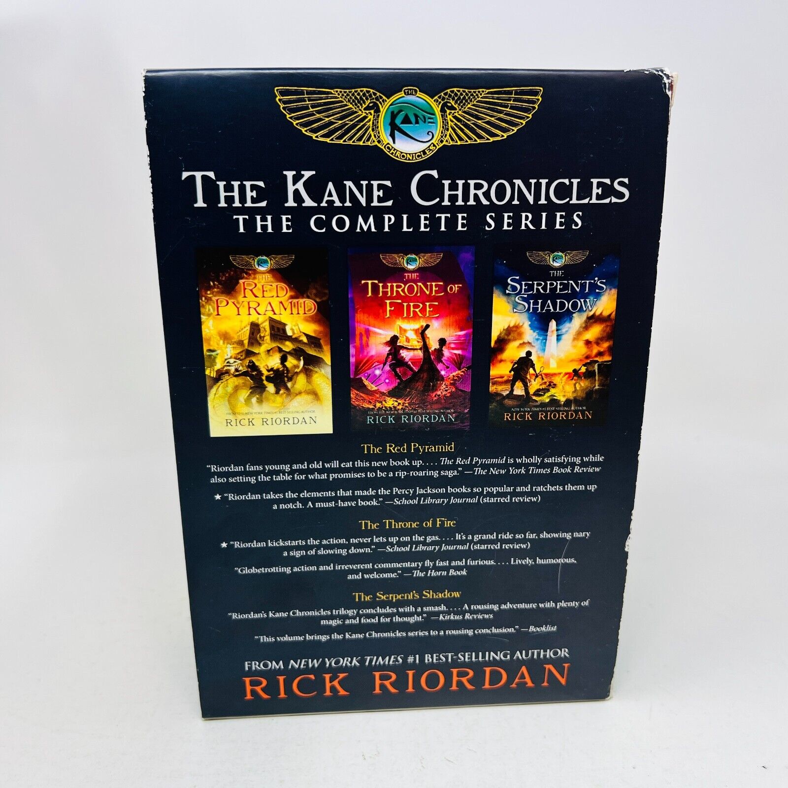 2013 The Kane Chronicles Complete Series Hyperion Box Set by Rick Riordan PB