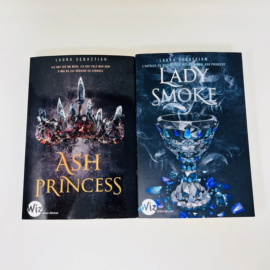 Ash Princess/Lady Smoke en Français/in French de Laura Sebastian Wiz Lot Livres