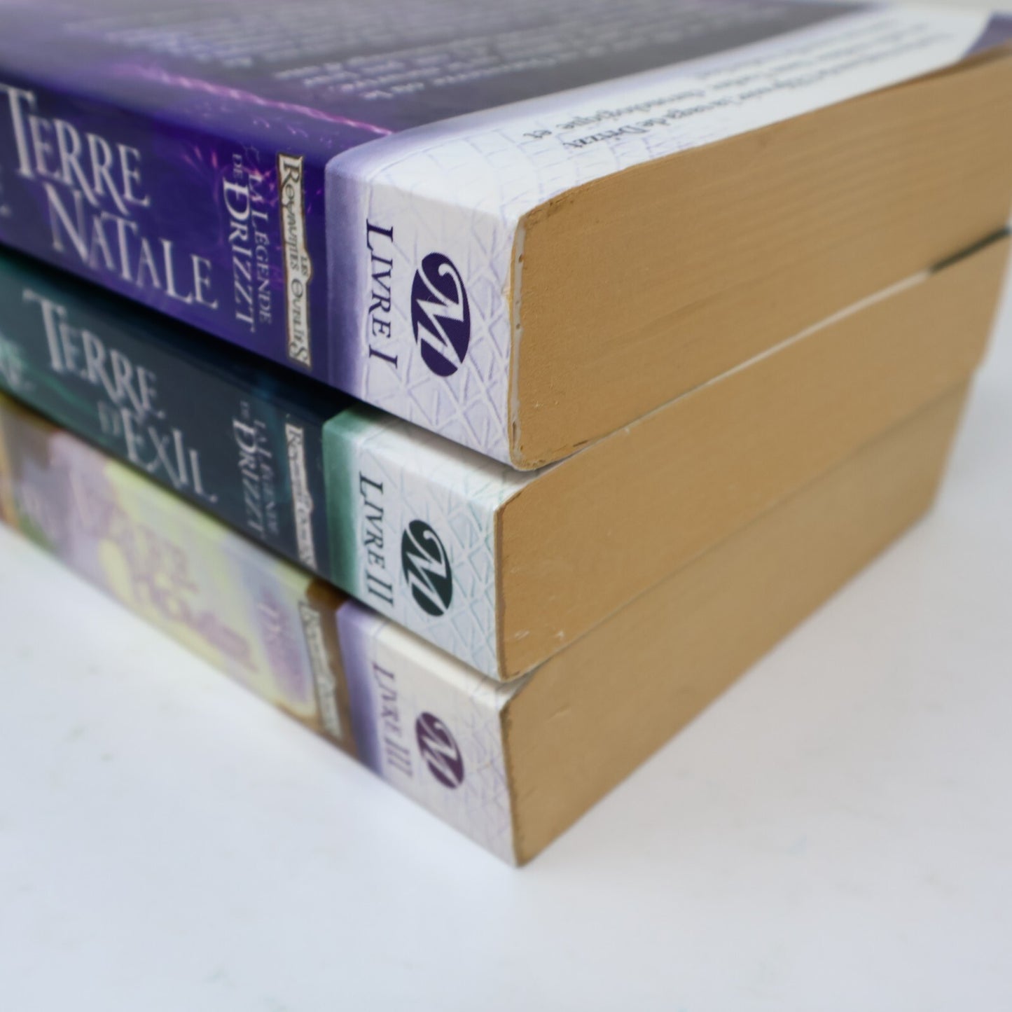 La Légende de Drizzt #1-3 Royaumes Oubliés Lot 3 Livres R.A. Salvatore Français