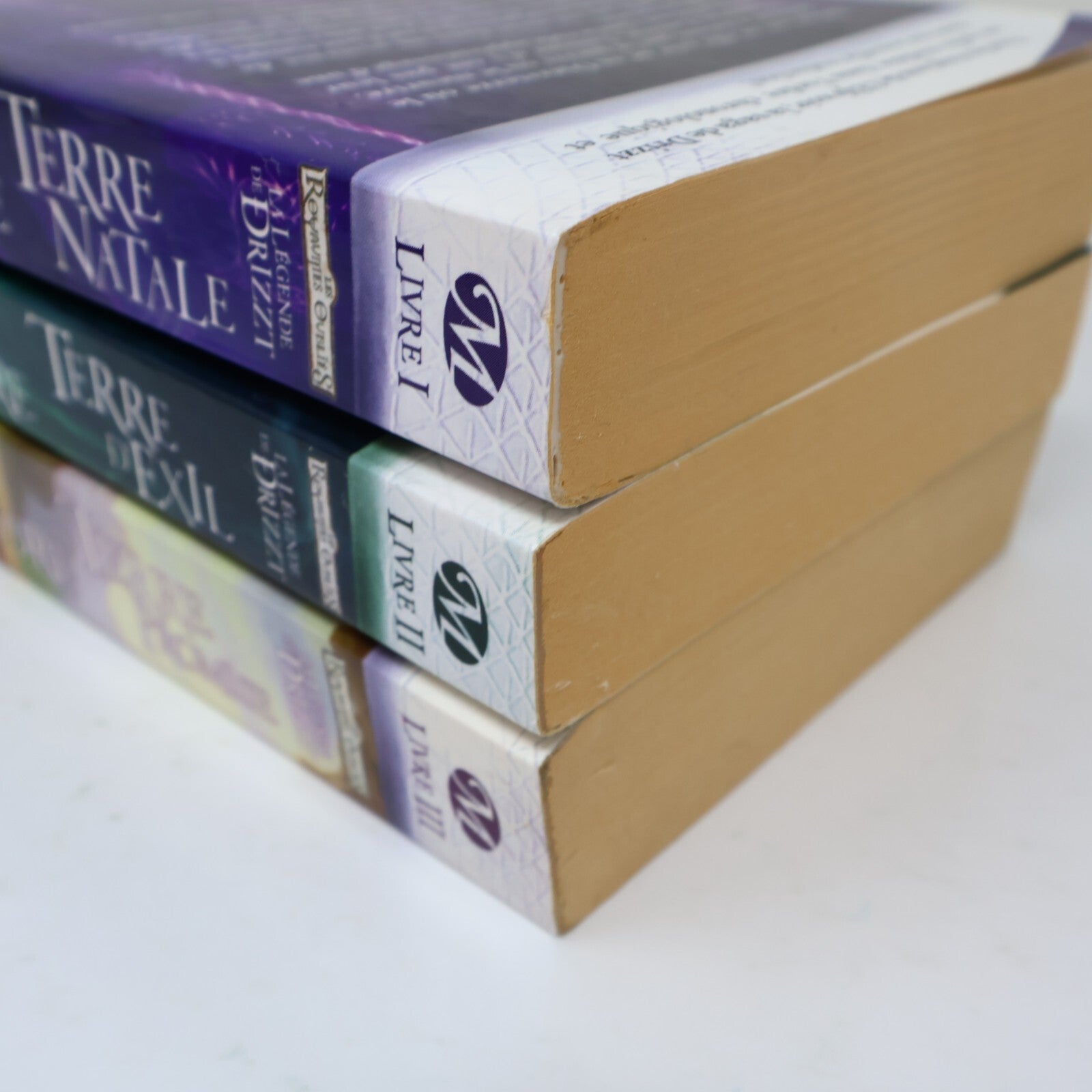 La Légende de Drizzt #1-3 Royaumes Oubliés Lot 3 Livres R.A. Salvatore Français