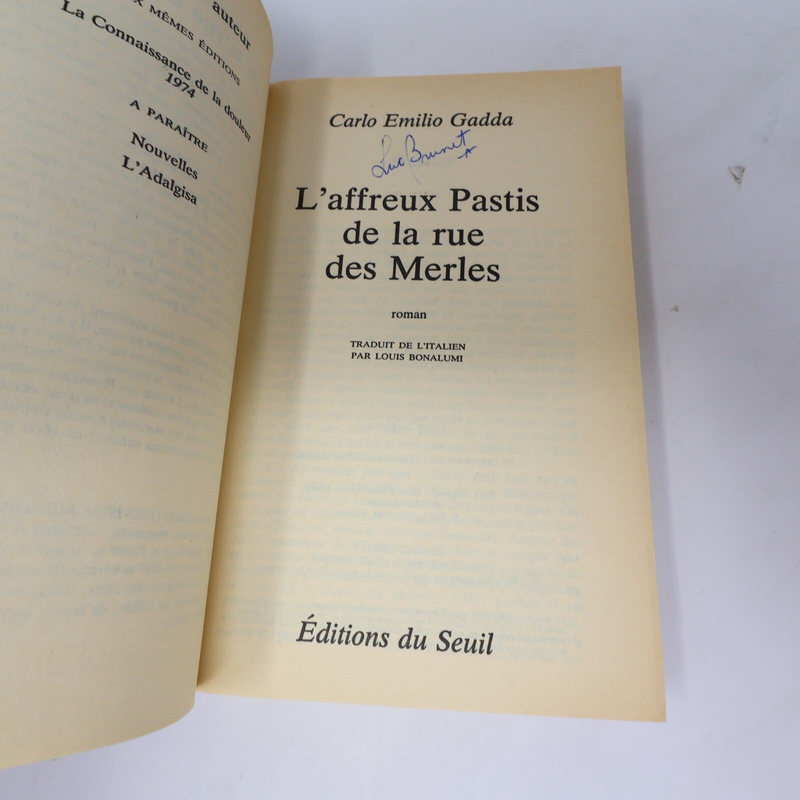 Points Lot 33 Livres Seuil Gadda/Jelloun/Tsírkas/Kadare/Sábato/Bernard/Nothomb