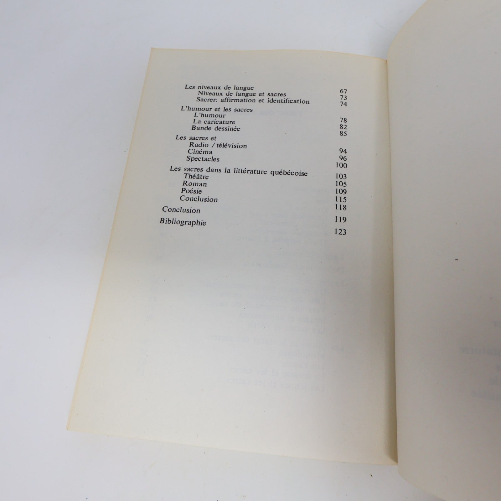 1974 Le Livre des Sacres et Blasphèmes Québécois Gilles Charest L'Aurore Société