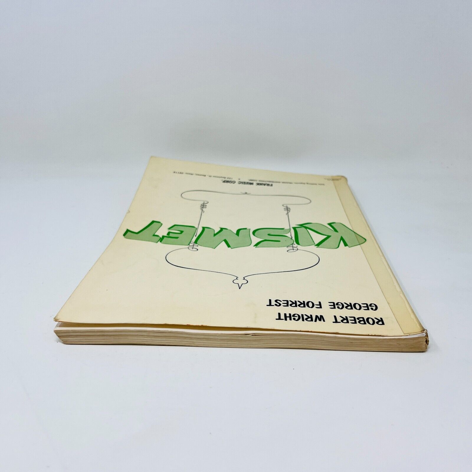 1954 Kismet Vocal Score Robert Wright/George Forrest Frank Music Paperback