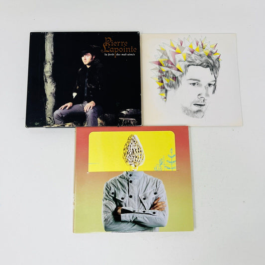 3x Pierre Lapointe CD La Forêt des Mal-Aimés/2 X2/Les Vertiges d'en haut Lot Set